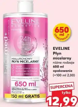 Kaufland EVELINE Płyn micelarny różne rodzaje 650 ml opakowanie oferta