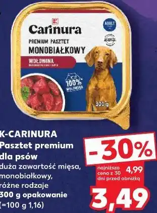 Kaufland K-CARINURA Pasztet premium dla psów oferta