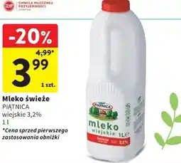 Intermarche Mleko świeże PIĄTNICA wiejskie 3,2% oferta