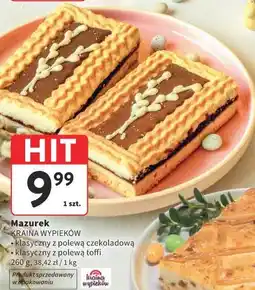 Intermarche Mazurek klasyczny z polewą czekoladową/z polewą toffi oferta