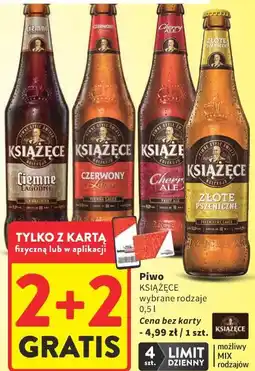 Intermarche Piwo Książęce wybrane rodzaje oferta