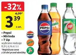 Intermarche Pepsi , Mirinda , 7 Up oferta