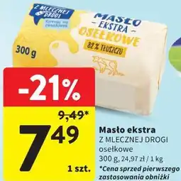 Intermarche Masło ekstra Z MLECZNEJ DROGI osełkowe oferta