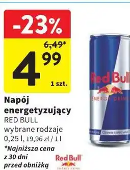 Intermarche Napój energetyzujący Red Bull oferta