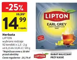 Intermarche Herbata Lipton oferta