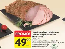 Intermarche Szynka wiejska z Michałowa Boczek wiejski rolowany z Michałowa oferta