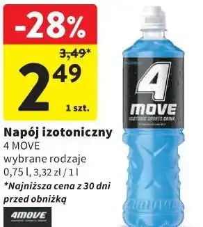 Intermarche Napój izotoniczny 4MOVE oferta