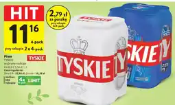 Intermarche Piwo Tyskie wybrane rodzaje oferta