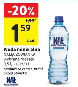 Intermarche Woda mineralna Nałęczowianka oferta