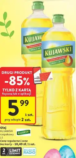 Intermarche Olej rzepakowy Kujawski oferta