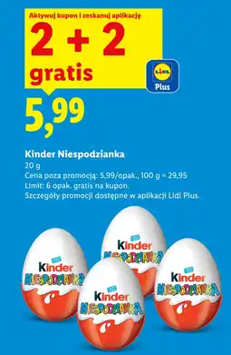 Lidl Kinder Niespodzianka oferta