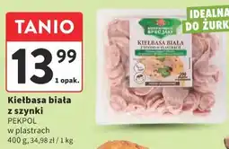 Intermarche Kiełbasa biała z szynki oferta
