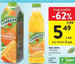 Intermarche Sok 100 % Tymbark pomarańcza oferta