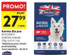Intermarche Karma dla psa BUTCHER'S wybrane rodzaje oferta