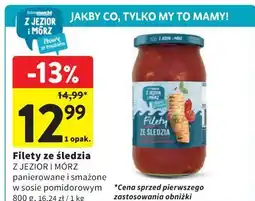 Intermarche Filety ze śledzia panierowane i smażone w sosie pomidorowym oferta