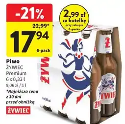 Intermarche Piwo Żywiec Premium oferta