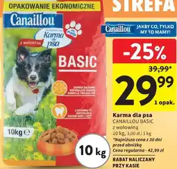 Intermarche Karma dla psa Canaillou Basic z wołowiną oferta
