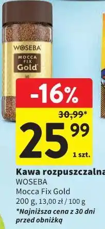 Intermarche Kawa rozpuszczalna Wosseba Mocca Fix Gold oferta
