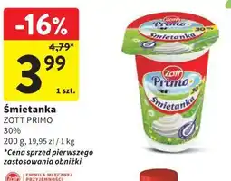 Intermarche Śmietanka ZOTT PRIMO 30% oferta