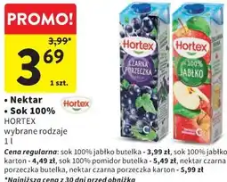 Intermarche Nektar Sok 100 % Hortex oferta