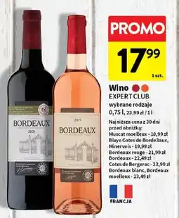 Intermarche Wino wybrane rodzaje oferta
