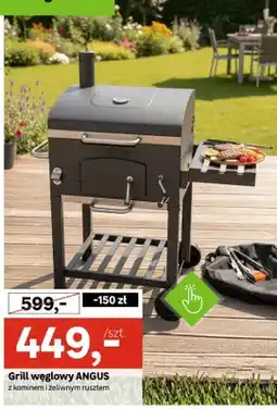 Leroy Merlin Grill węglowy Angus z kominem i żeliwnym rusztem oferta