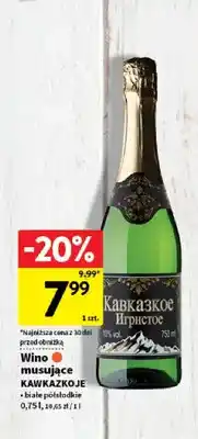 Intermarche Wino musujące białe półsłodkie oferta