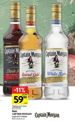 Intermarche Rum Captain Morgan wybrane rodzaje oferta