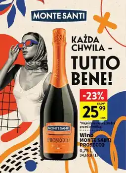 Intermarche Wino Monte Santi Prosecco oferta
