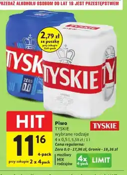 Intermarche Piwo wybrane rodzaje oferta