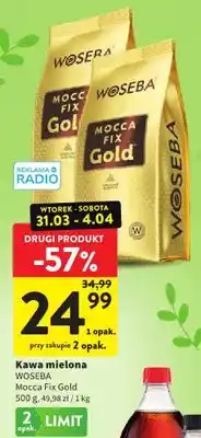 Intermarche Kawa mielona Mocca Fix Gold oferta