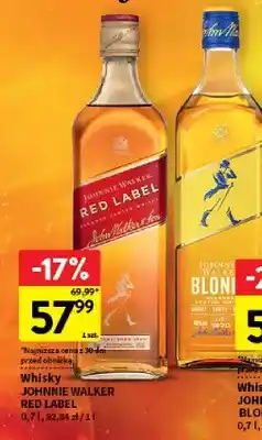 Intermarche Whisky Johnnie Walker Blonde oferta