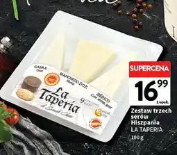 Intermarche Zestaw trzech serów Hiszpania La Taperia oferta