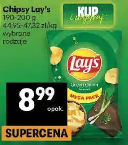 Delikatesy Centrum Chipsy Lay's green onion oferta
