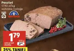 Delikatesy Centrum Pasztet wybrane rodzaje oferta