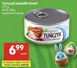 Delikatesy Centrum Tuńczyk kawałki wybrane rodzaje oferta