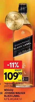 Intermarche Whisky Johnnie Walker Black Label oferta