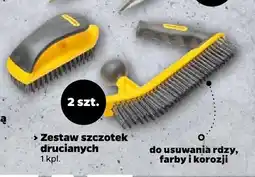 Netto Zestaw szczotek drucianych do usuwania rdzy, farby i korozji oferta