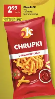 Delikatesy Centrum Chrupki o smaku ketchup oferta