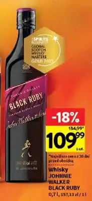 Intermarche Whisky Johnnie Walker Black Ruby oferta