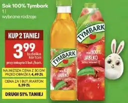 Delikatesy Centrum Sok 100% jabłko, wybrane rodzaje oferta