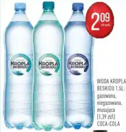 Pokusa Woda kropla beskidu coca-cola oferta