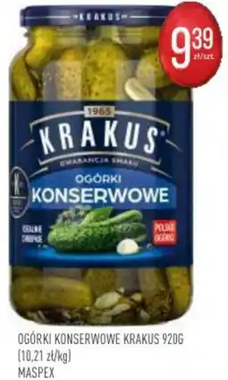 Pokusa Ogórki konserwowe krakus maspex oferta