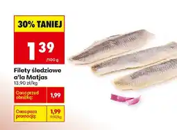 Biedronka Filety śledziowe a'la Matjas oferta
