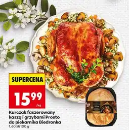 Biedronka Kurczak faszerowany kaszą i grzybami Prosto do piekarnika oferta