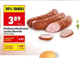 Biedronka Kiełbasa Myśliwska sucha Olewnik oferta
