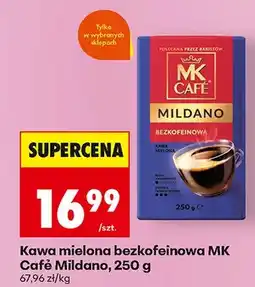 Biedronka Kawa mielona bezkofeinowa Mildano oferta