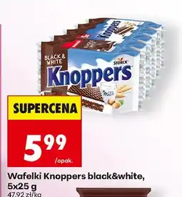 Biedronka Wafelki black&white, milk&hazelnuts oferta