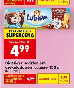 Biedronka Ciastka z nadzieniem czekoladowym oferta