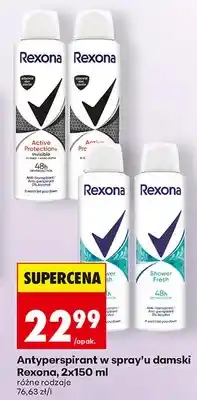Biedronka Antyperspirant w sprayu damski różne rodzaje oferta